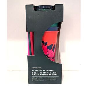 Starbucks Holiday Reusable Cups, set of 5